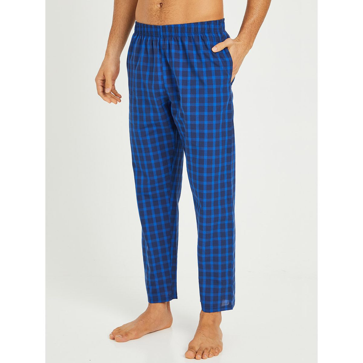 Styli Cotton Checked Short Sleeves Shirt and Pyjama Set-men-clothing-nightwear-sets-image-6
