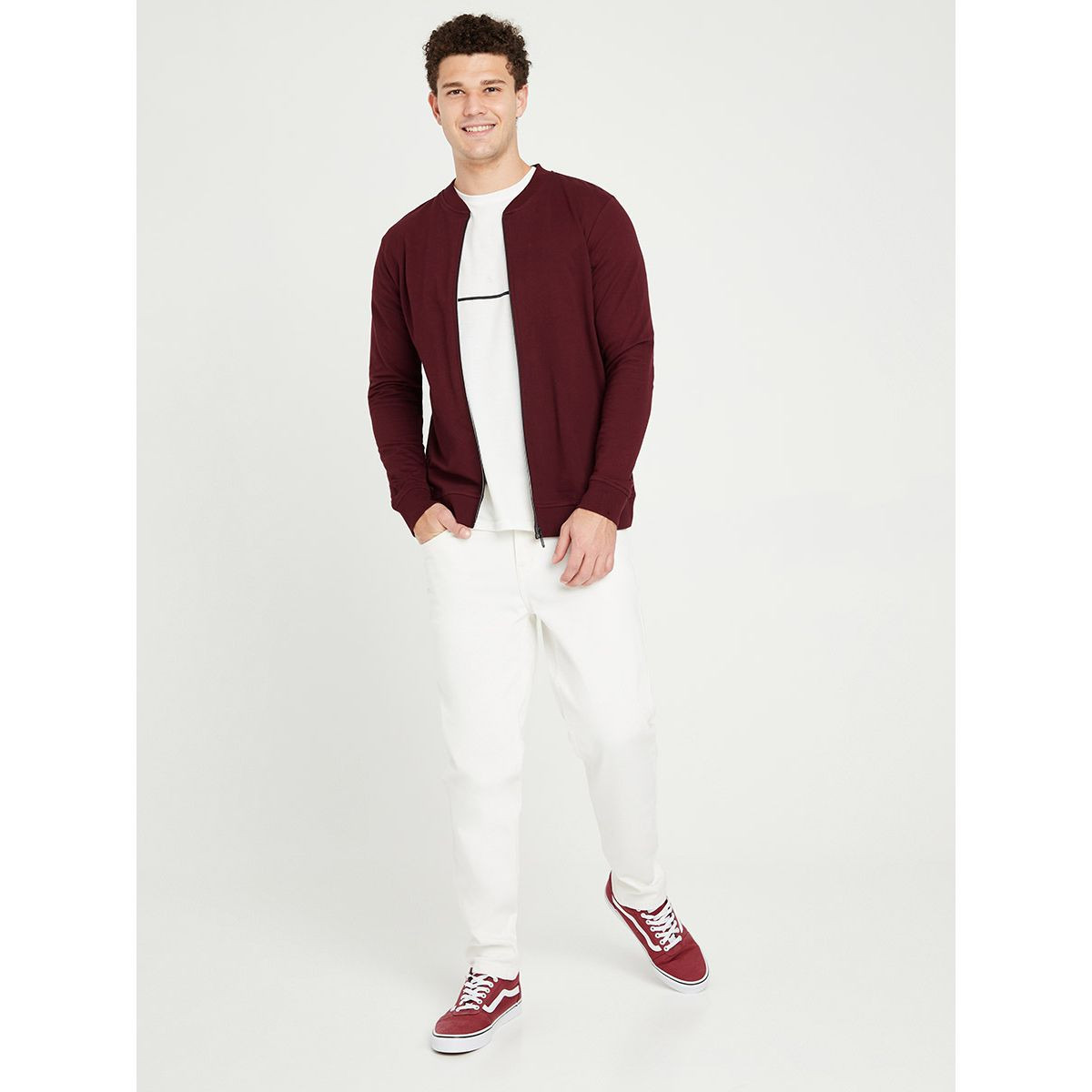 Styli Jersey Bomber Sweatshirt-men-winterwear-hoodiesandsweatshirts-image-2