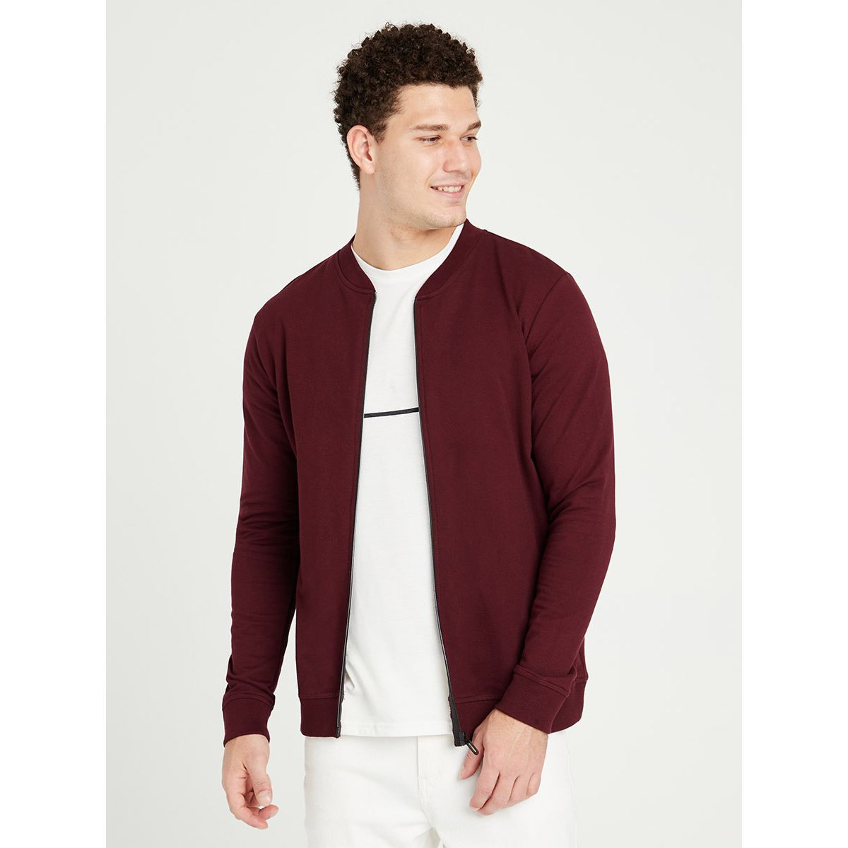 Styli Jersey Bomber Sweatshirt-men-winterwear-hoodiesandsweatshirts-image-3
