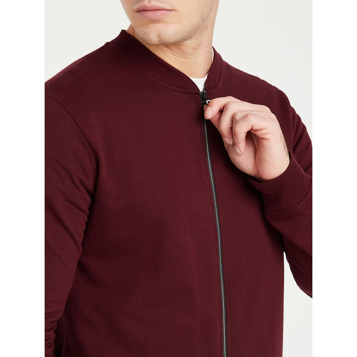 Styli Jersey Bomber Sweatshirt-men-winterwear-hoodiesandsweatshirts-image-4