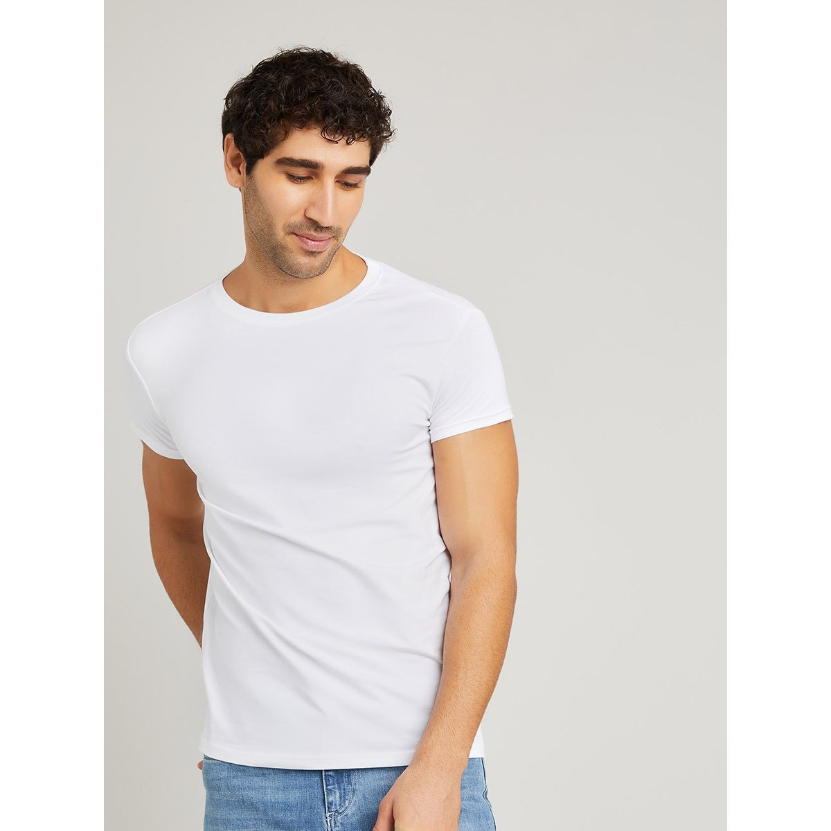 تيشيرت ساده باكمام قصيرة-men-clothing-tshirtsandpolos-tshirts-image-1