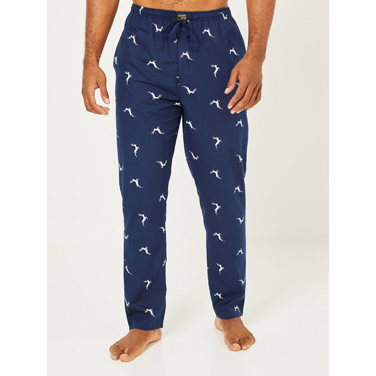 بنطال بيجاما مزين بجيوب جانبية من ستايلي-men-clothing-nightwear-pyjamaandshorts-image-1