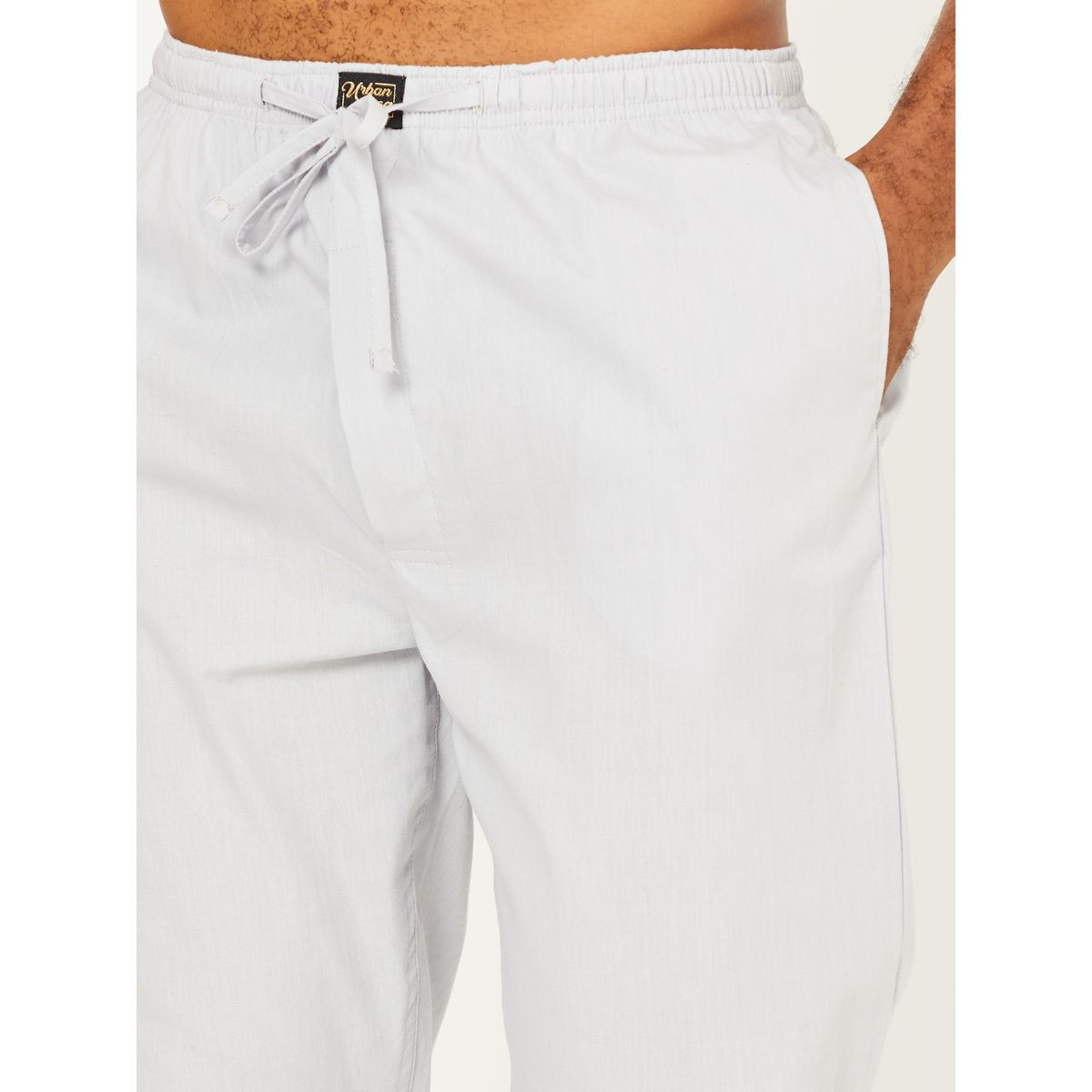 Styli Cotton Solid Straight Fit Pyjama with Side Pocket-men-clothing-nightwear-pyjamaandshorts-image-3