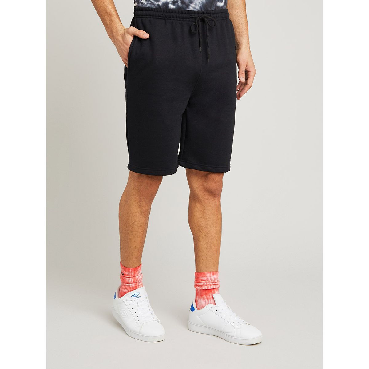 Styli Pack of 2 - Solid Fleece Shorts-men-clothing-bottoms-shorts-image-5