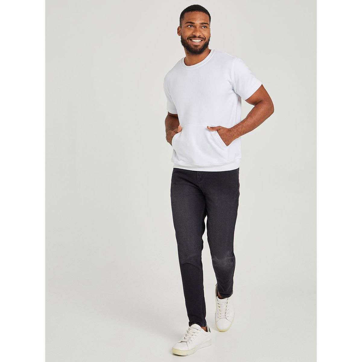 Styli Pack of 3 - Short Sleeves Fleece Sweatshirt-men-winterwear-hoodiesandsweatshirts-image-2
