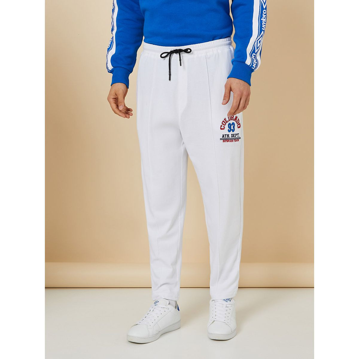 Styli Front Pintuck Embroidery Logo Detail Relaxed Fit Jogger-men-clothing-bottoms-joggers-image-4