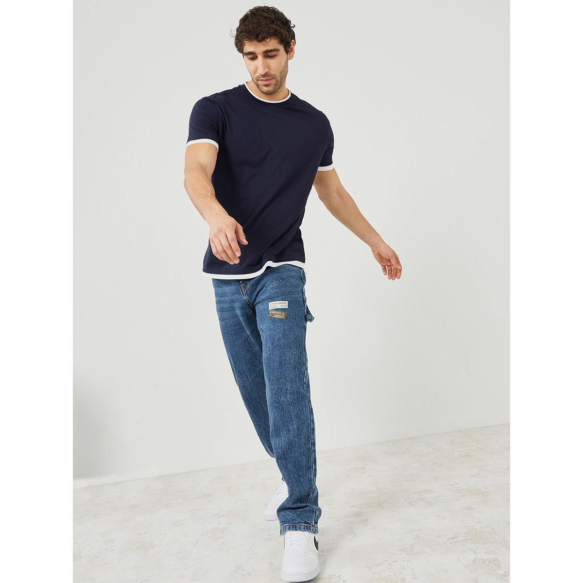 Styli Contrast Collar Hem Ringer Regular Fit T-shirt-men-clothing-tshirtsandpolos-tshirts-image-2