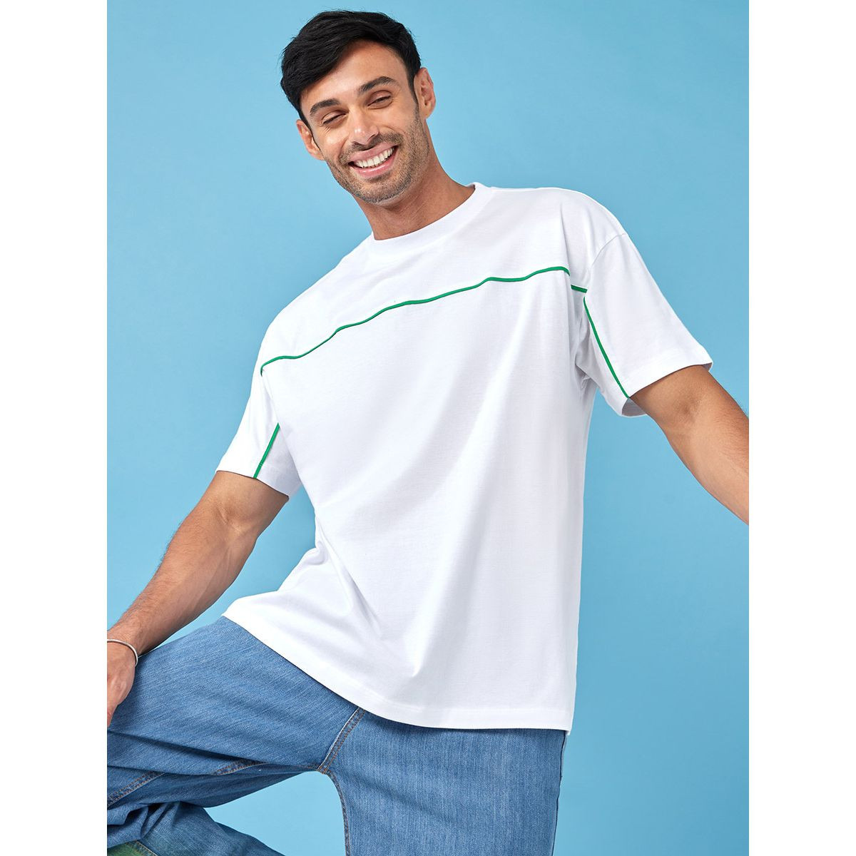 تيشيرت بقصة واسعة واكمام قصيرة من ريد تايب-men-clothing-tshirtsandpolos-tshirts-image-4