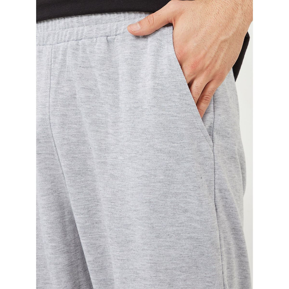 Styli Solid Oversized Fit Striped Cuff Joggers-men-clothing-bottoms-joggers-image-4