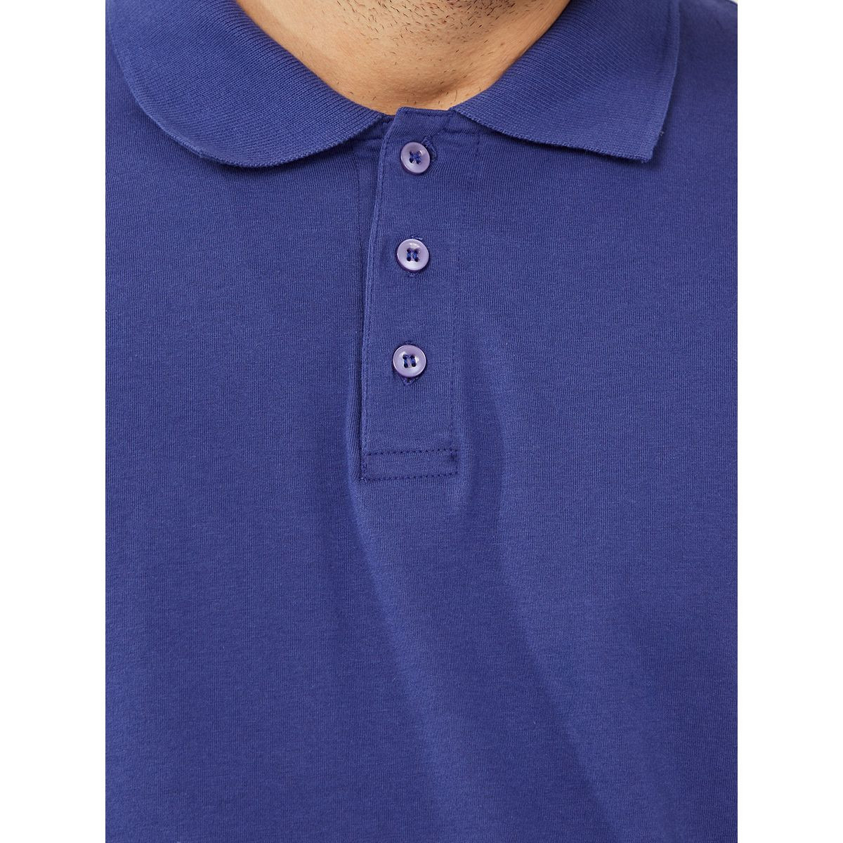 Styli Jersey Flat Knit Polo Neck Long Sleeves T-shirt-men-clothing-tshirtsandpolos-polos-image-4