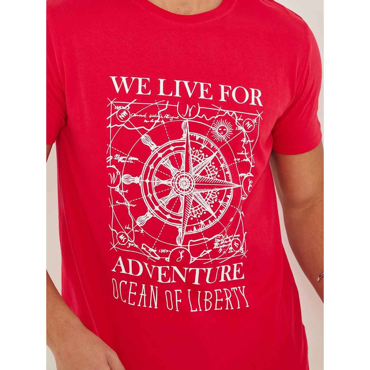 Styli Live For Adventure Graphic Print Regular Fit T-shirt-men-clothing-tshirtsandpolos-tshirts-image-3