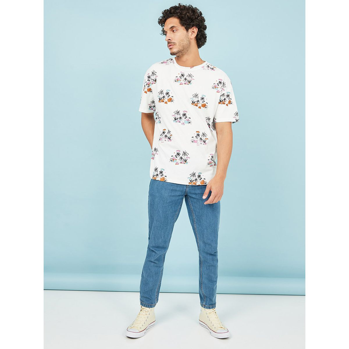 تيشيرت بقصة واسعة من ريد تايب-men-clothing-tshirtsandpolos-tshirts-image-2