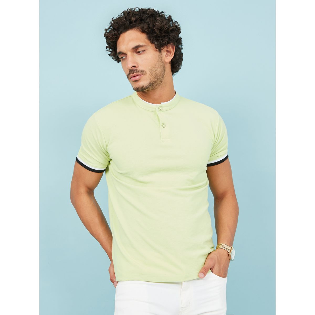 تيشيرت بولو باكمام قصيرة-men-clothing-tshirtsandpolos-tshirts-image-1