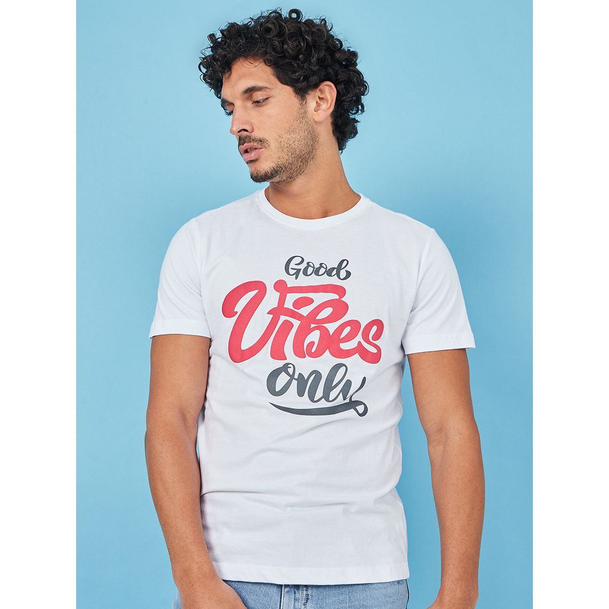 تيشيرت كاجوال مطبع بكتابة من ستايلي-men-clothing-tshirtsandpolos-tshirts-image-1