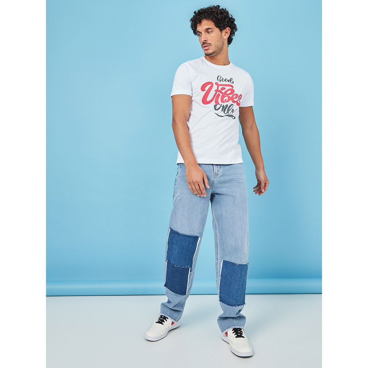 تيشيرت كاجوال مطبع بكتابة من ستايلي-men-clothing-tshirtsandpolos-tshirts-image-2