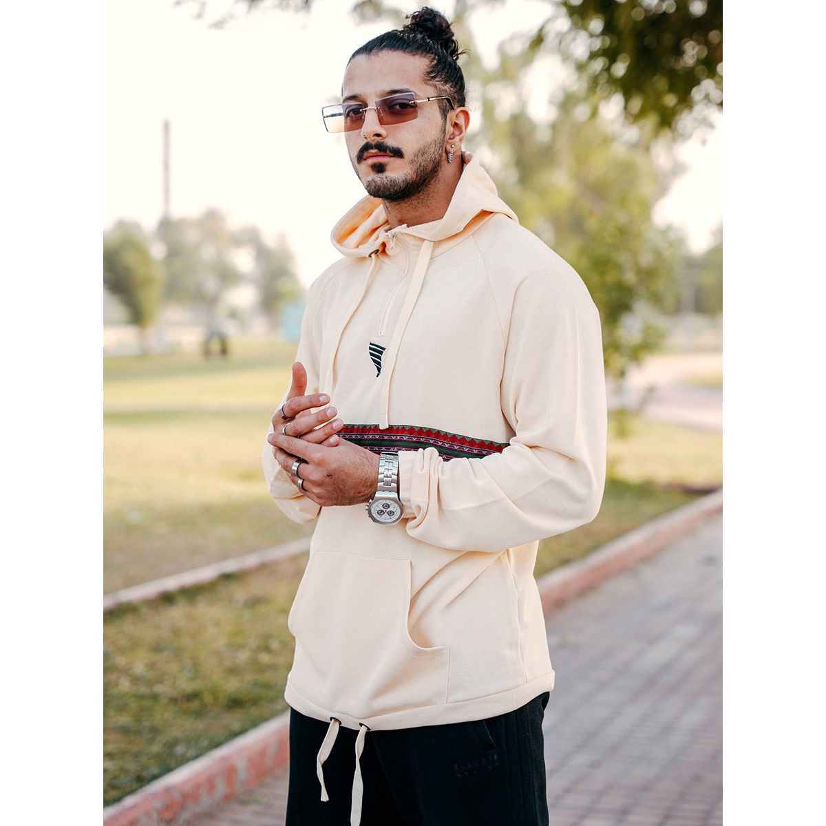 هودي بجيوب كانغارو من ستايلي-men-winterwear-hoodiesandsweatshirts-image-4