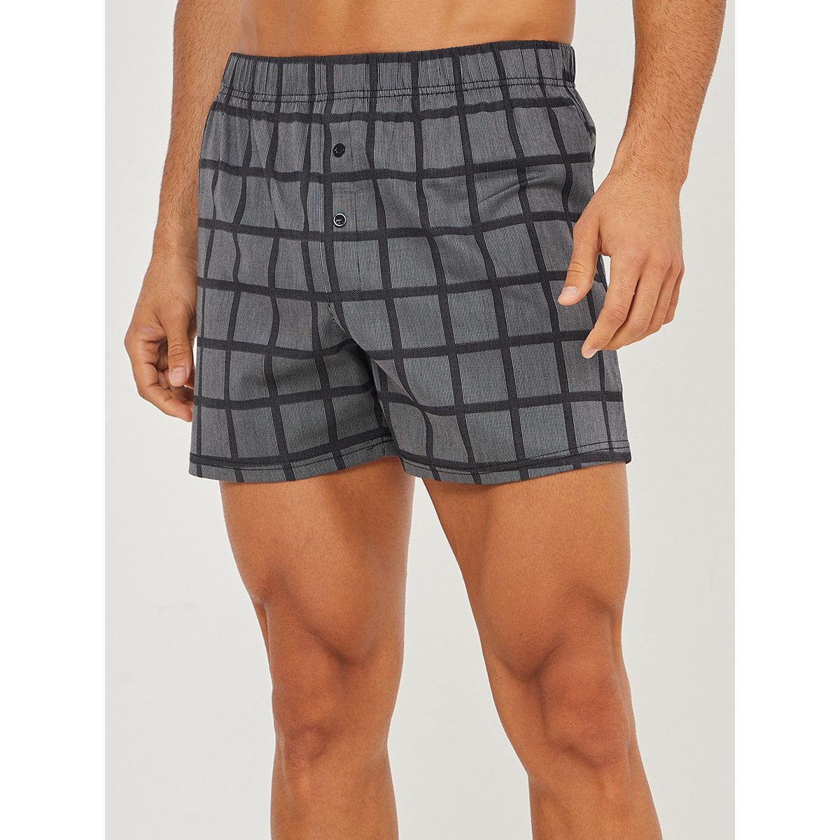 مجموعة من 2 بوكسر مطبع بمربعات من ستايلي-men-clothing-innerwear-underwear-image-4