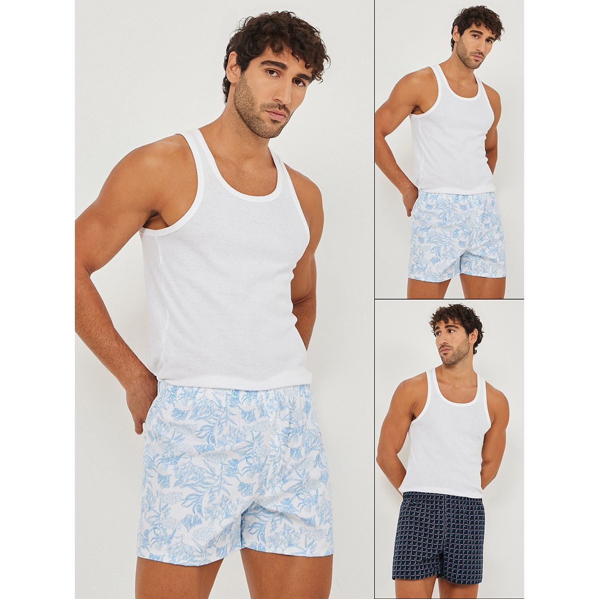 مجموعة من 2 بوكسرات مطبعة من ستايلي-men-clothing-innerwear-underwear-image-1