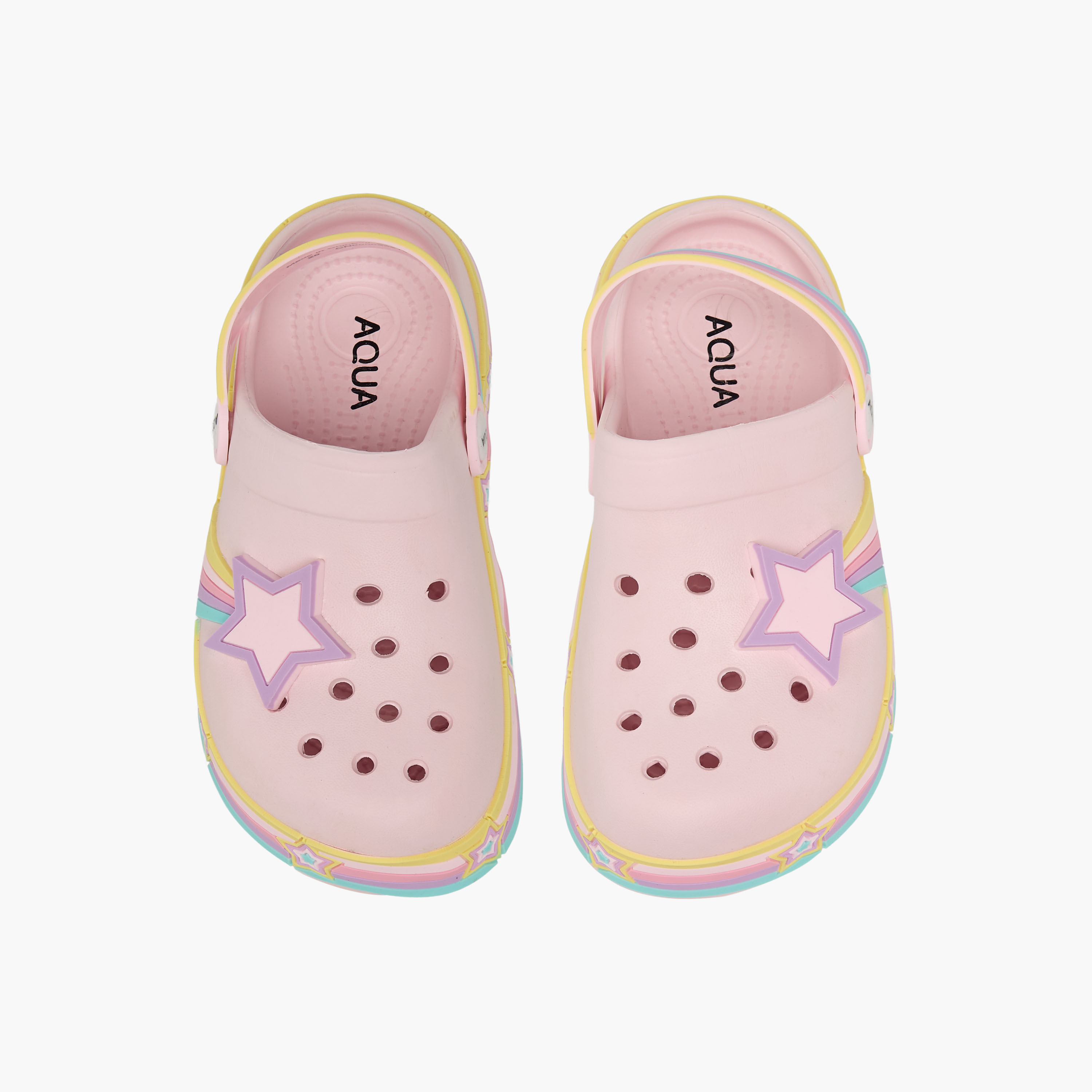 Aqua Girls Light-Up Clogs-girls-shoes-sandals-image-1