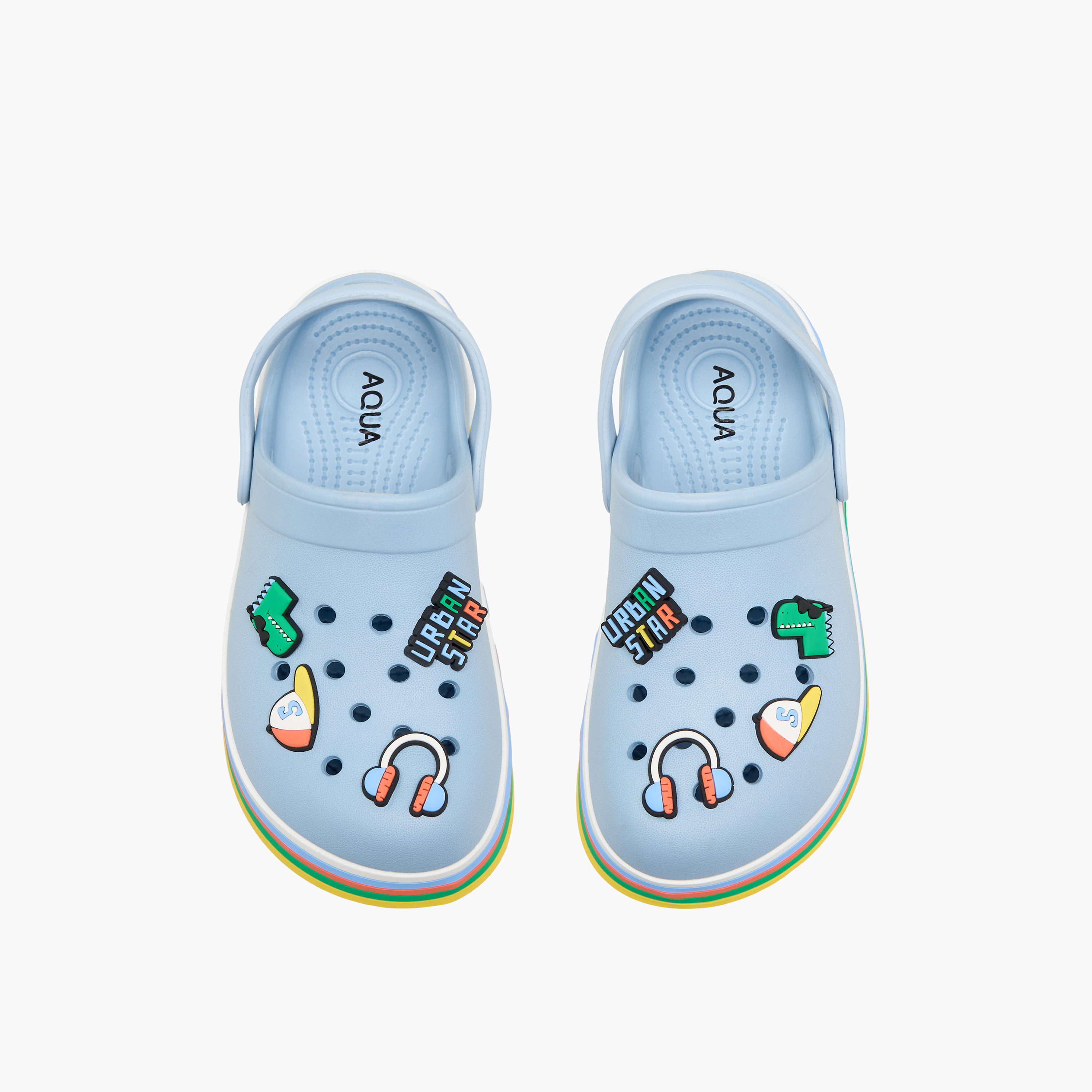 Aqua Boys Backstrap Jibbitz Accent Clogs-boys-shoes-sandals-image-1