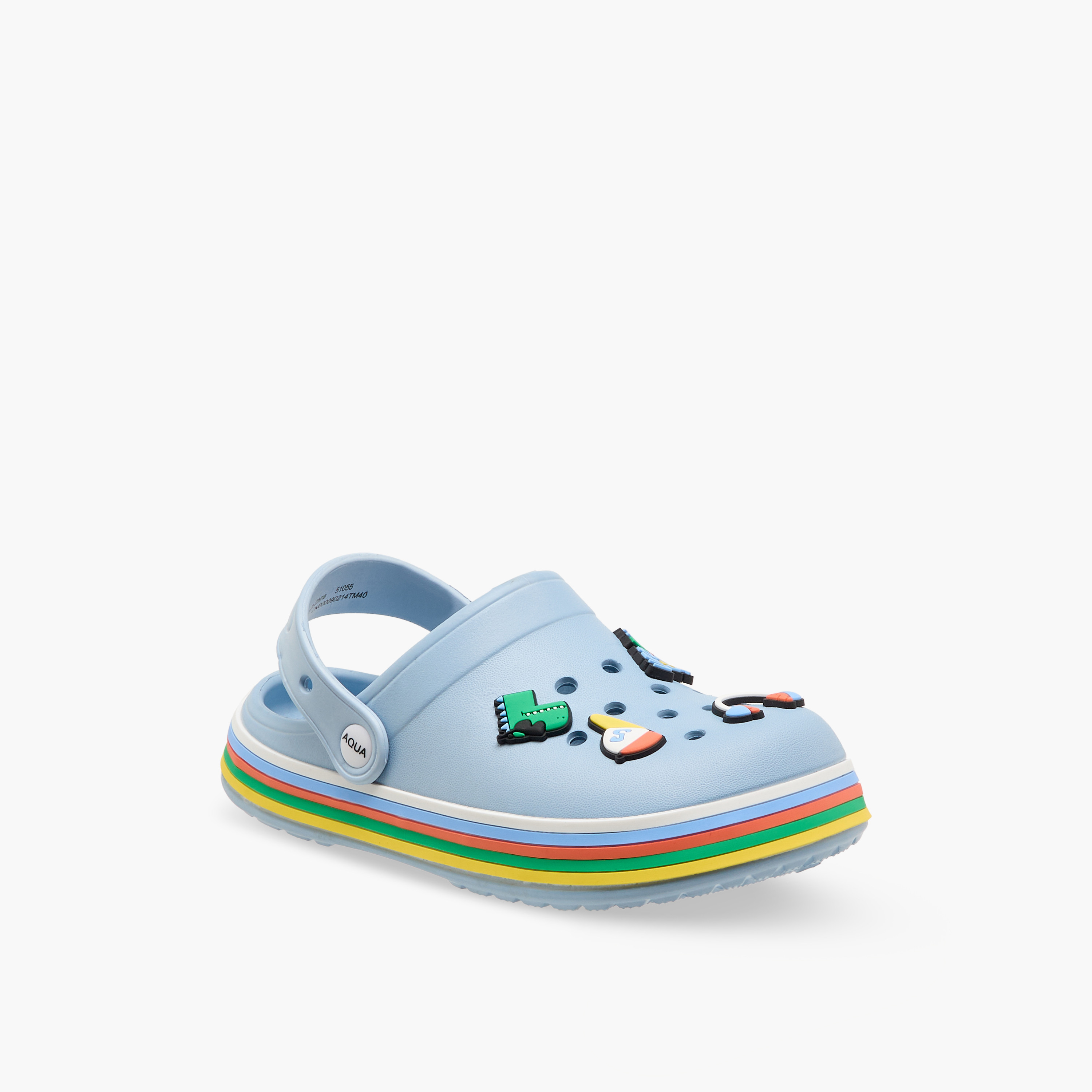 Aqua Boys Backstrap Jibbitz Accent Clogs-boys-shoes-sandals-image-2
