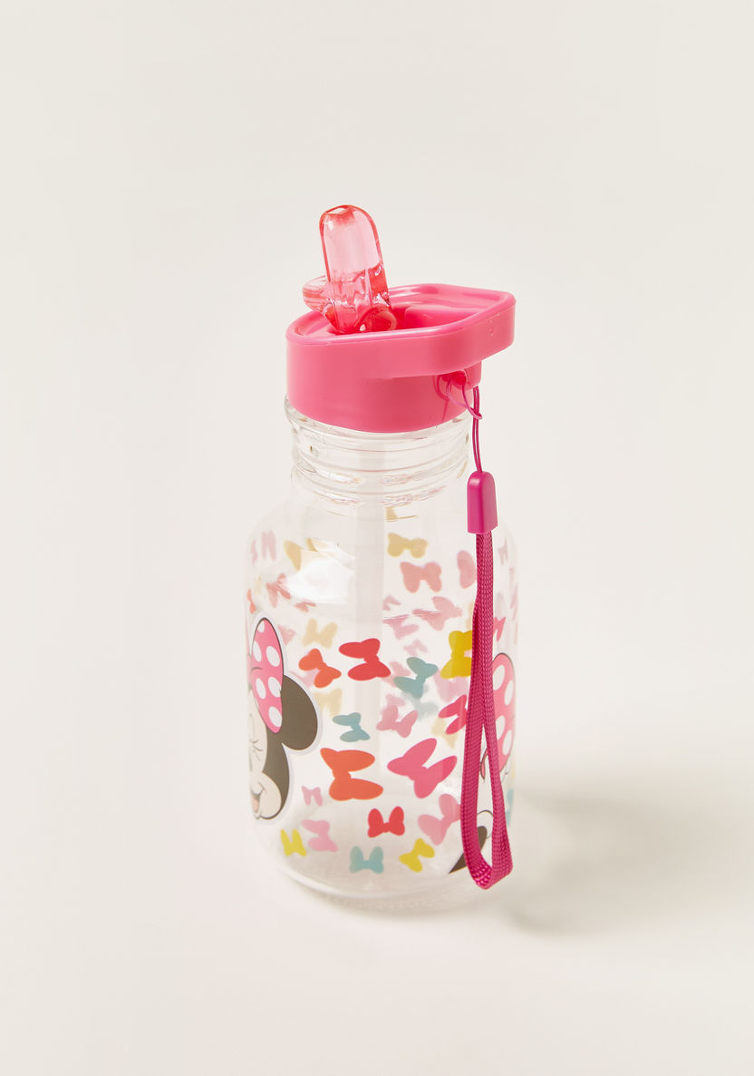 Minnie Mouse Printed Tritan Bottle with Cap - 370 ml-Mealtime Essentials-image-1