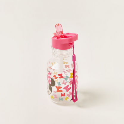 Minnie Mouse Printed Tritan Bottle with Cap - 370 ml