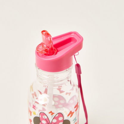 Minnie Mouse Printed Tritan Bottle with Cap - 370 ml