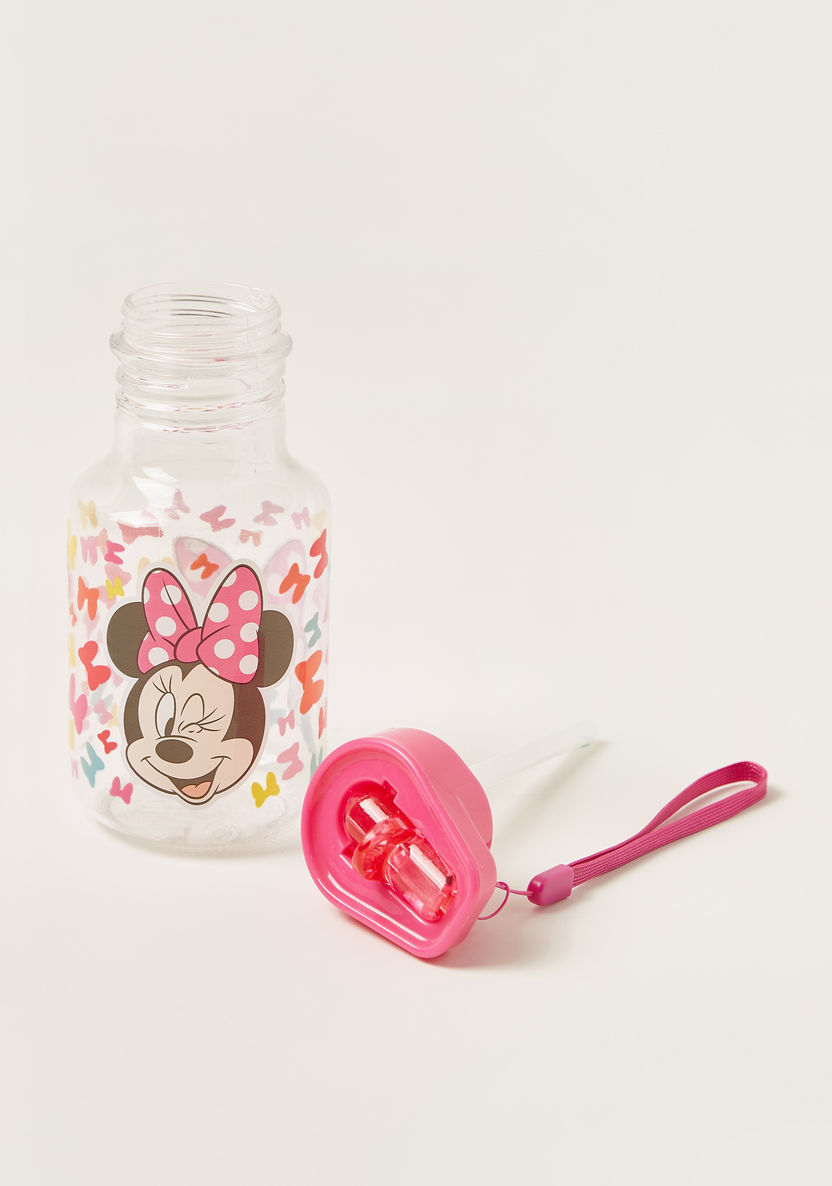 Minnie Mouse Printed Tritan Bottle with Cap - 370 ml-Mealtime Essentials-image-3