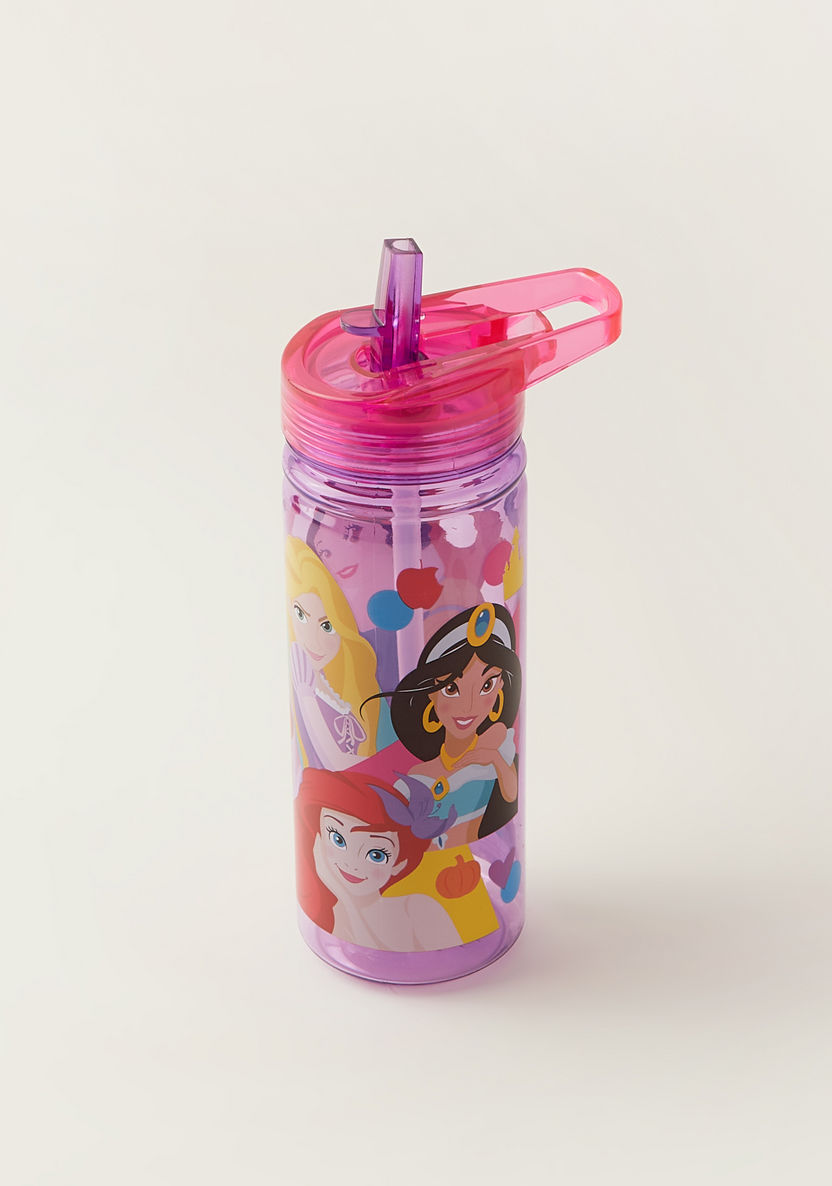 Disney Princess Print Tritan Sipper Bottle - 600 ml-Mealtime Essentials-image-1