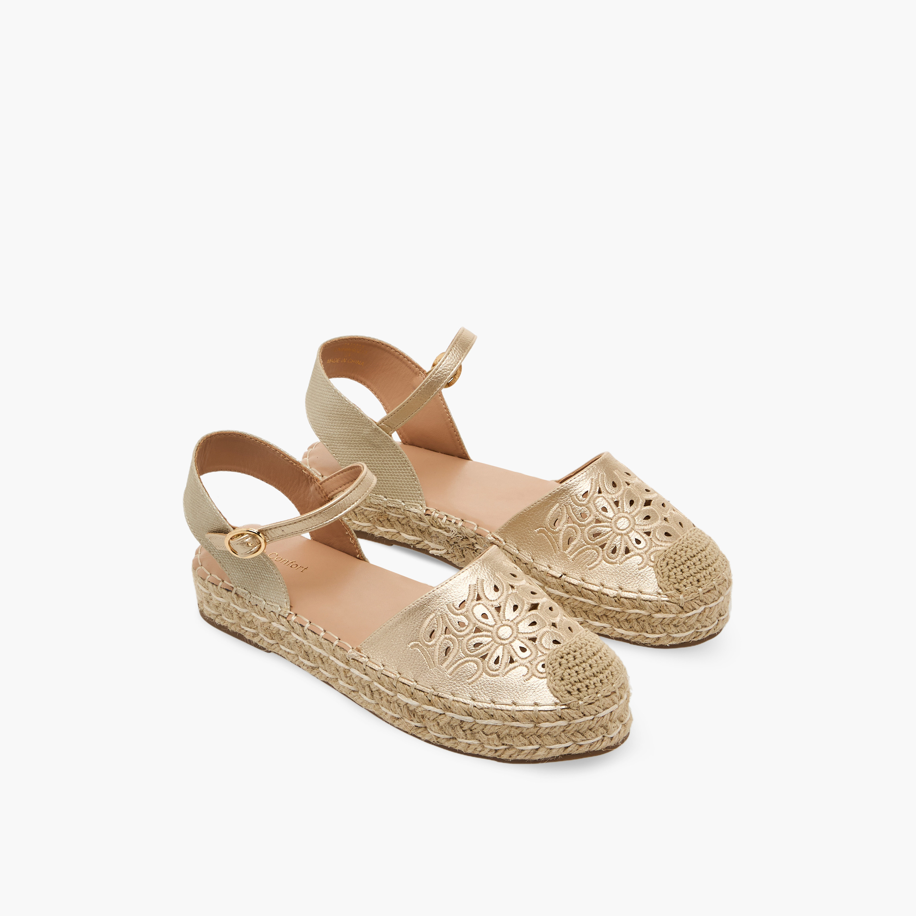 Le Confort Women Flatform Espadrille Sandals-women-shoes-sandals-heeled-image-1