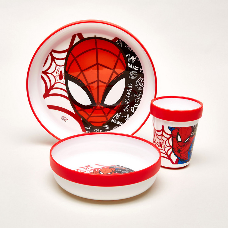 Spider-Man Print 3-Piece Dinner Set
