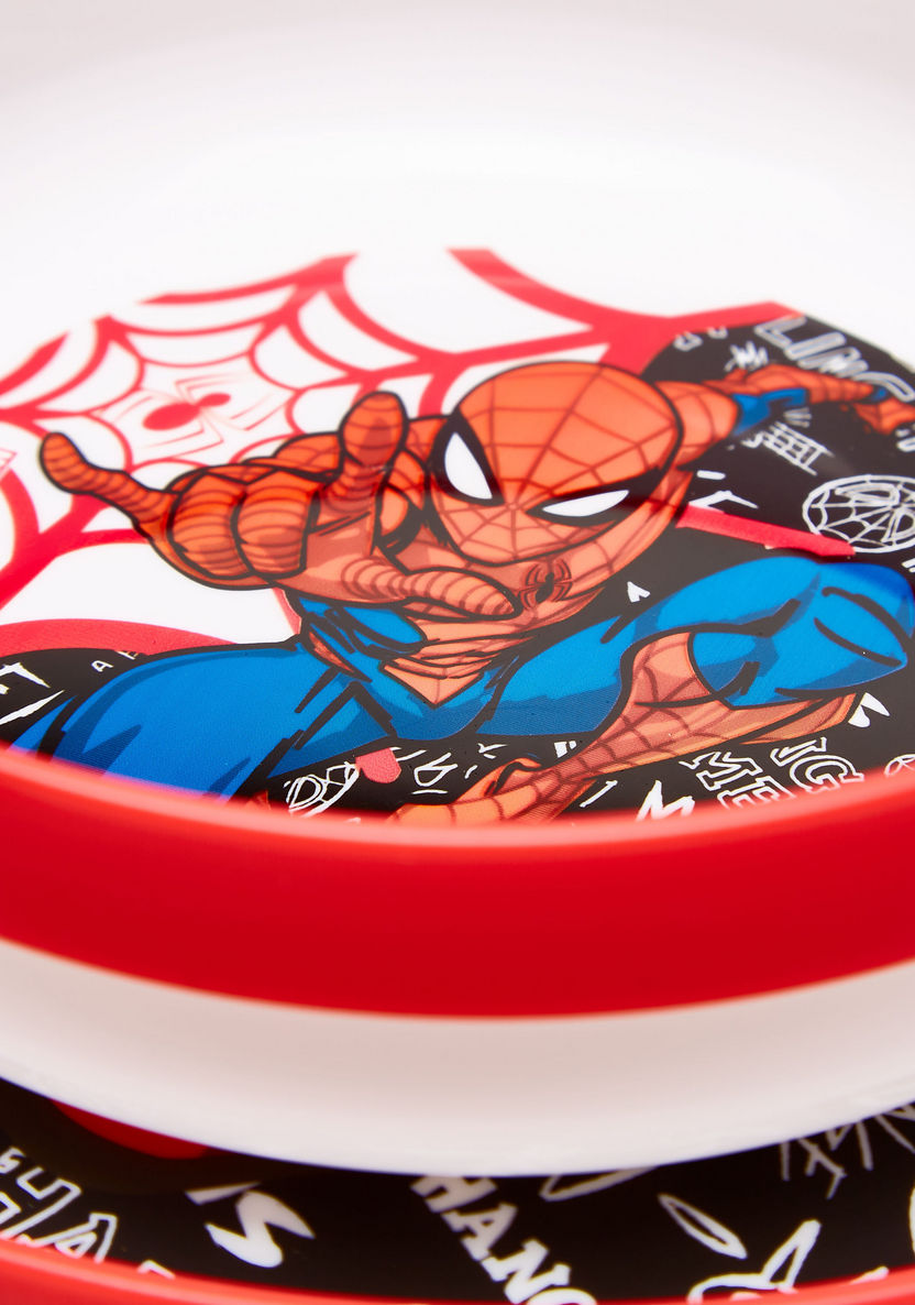 Spider-Man Print 3-Piece Dinner Set-Mealtime Essentials-image-2