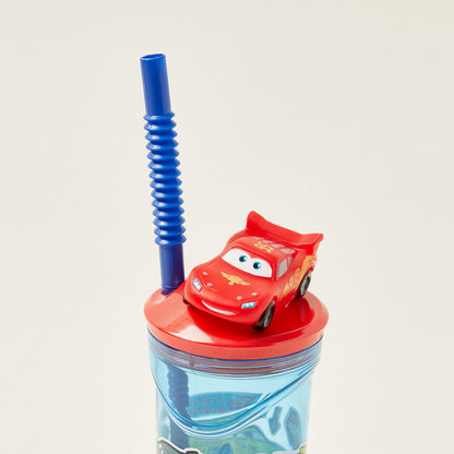 Disney 3D Cars Figurine Tumbler with Straw - 360 ml