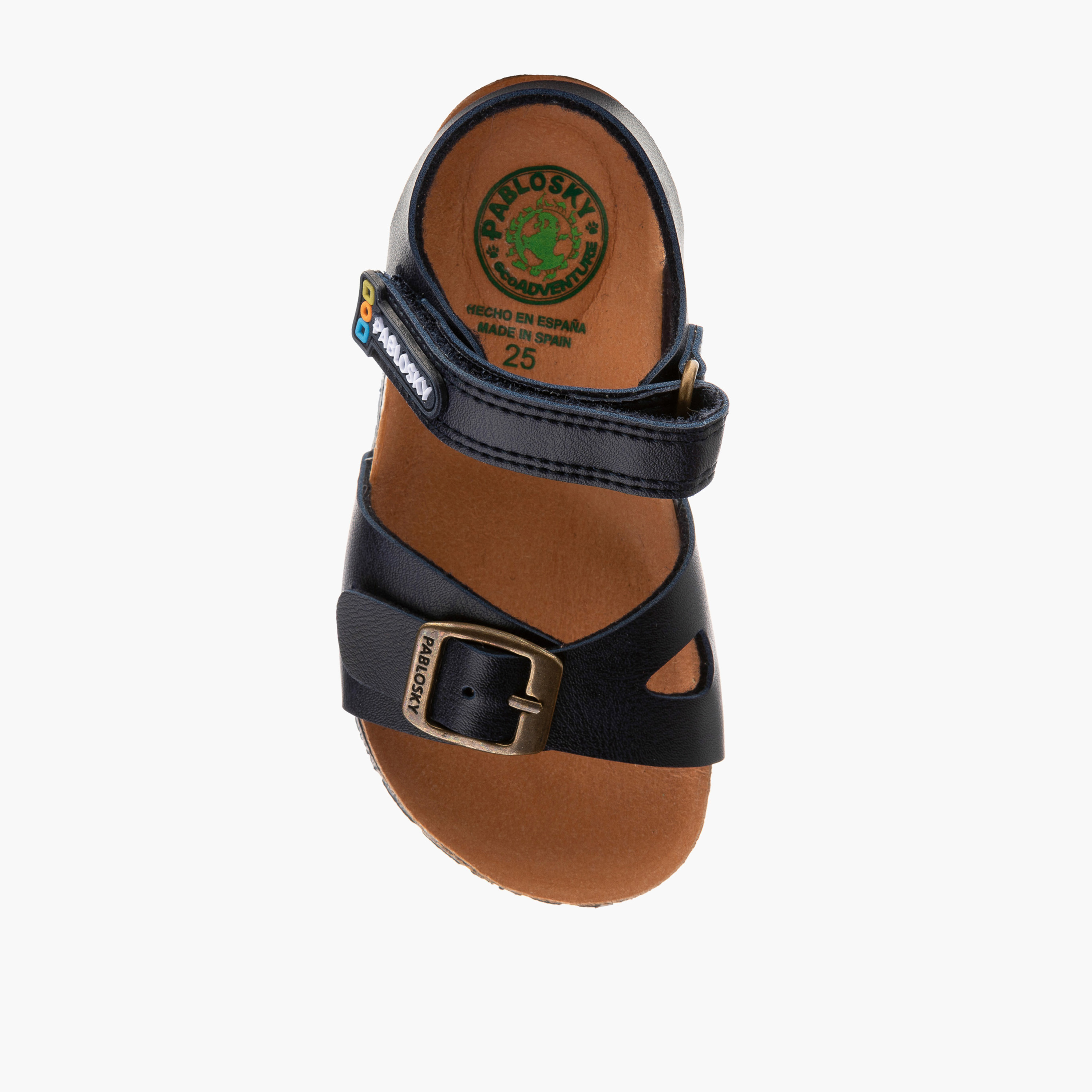 Pablosky Boys' Sandals with Buckle Accent and Hook & Loop Closure-boys-shoes-sandals-image-3