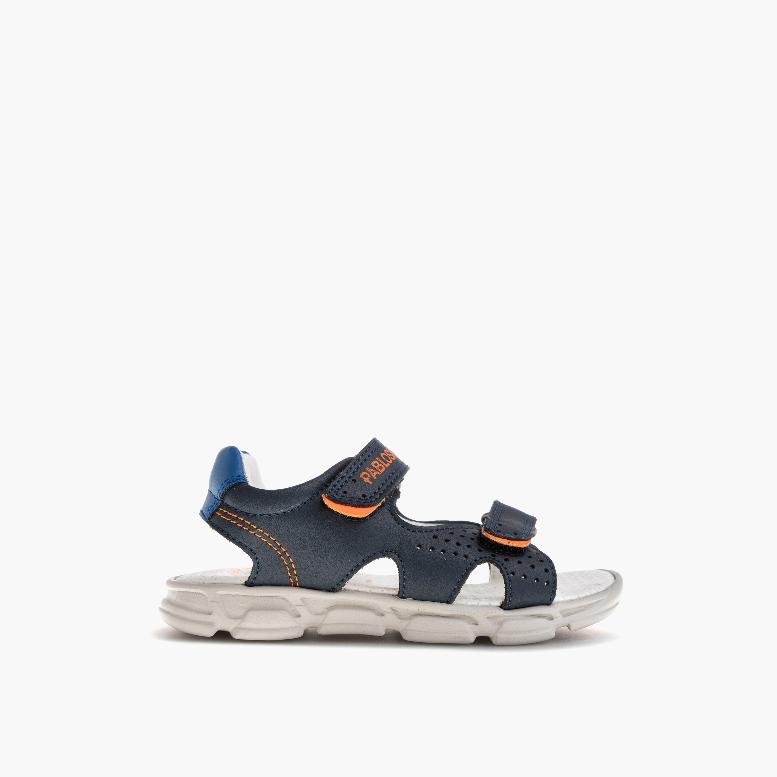 Pablosky Boys' Strap Sandals with Hook and Loop Closure-baby-boys-shoes-sandals-image-2