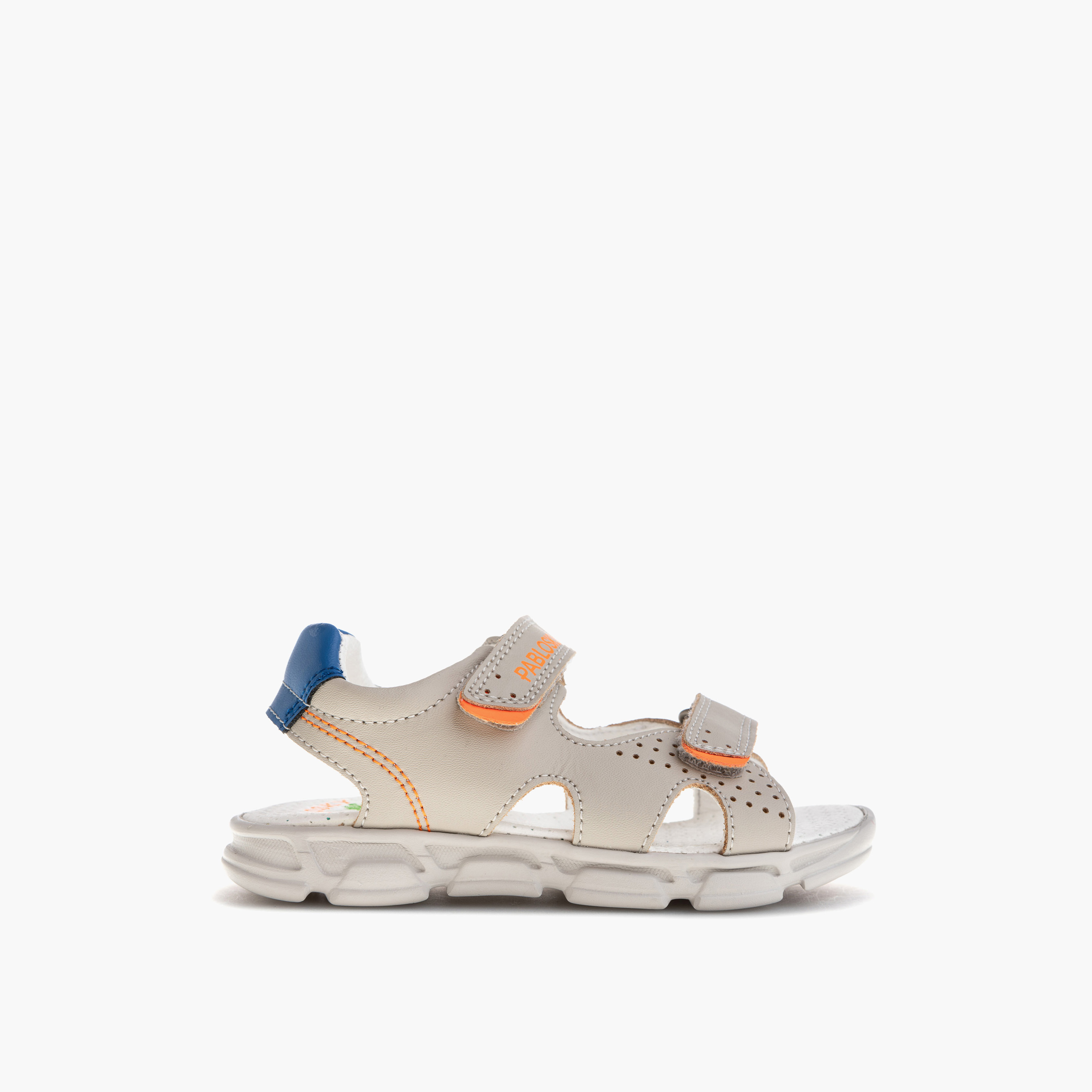 Pablosky Boys' Strap Sandals with Hook and Loop Closure-baby-boys-shoes-sandals-image-2