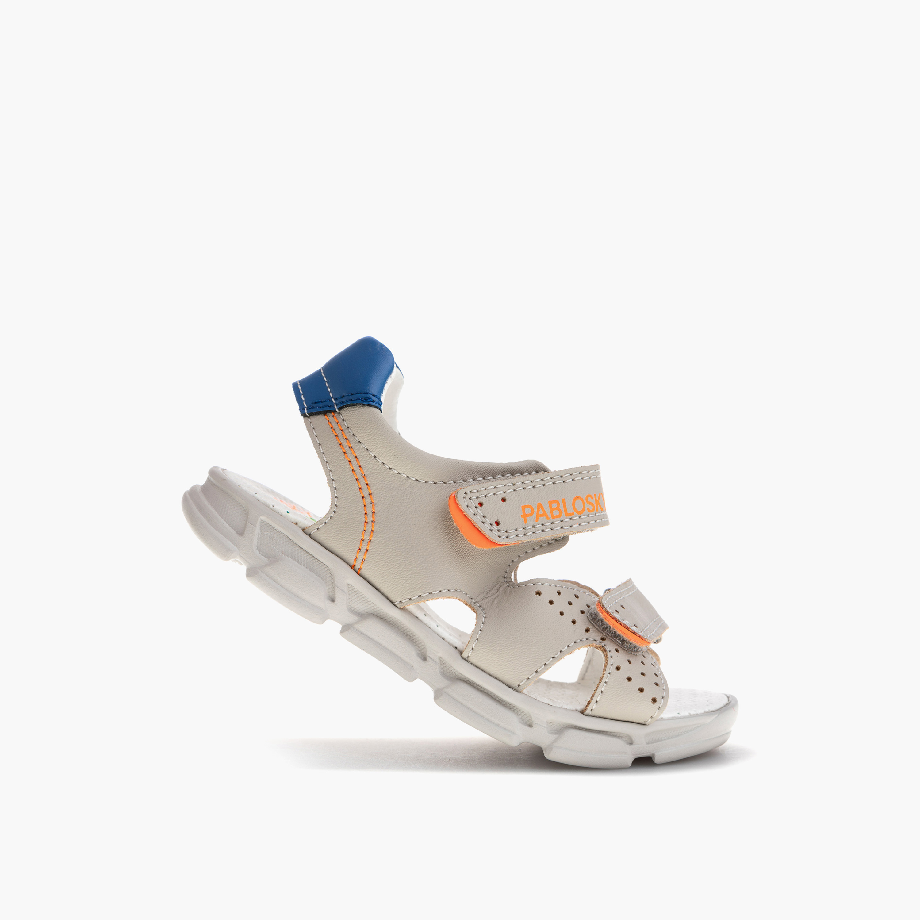 Pablosky Boys' Strap Sandals with Hook and Loop Closure-baby-boys-shoes-sandals-image-5
