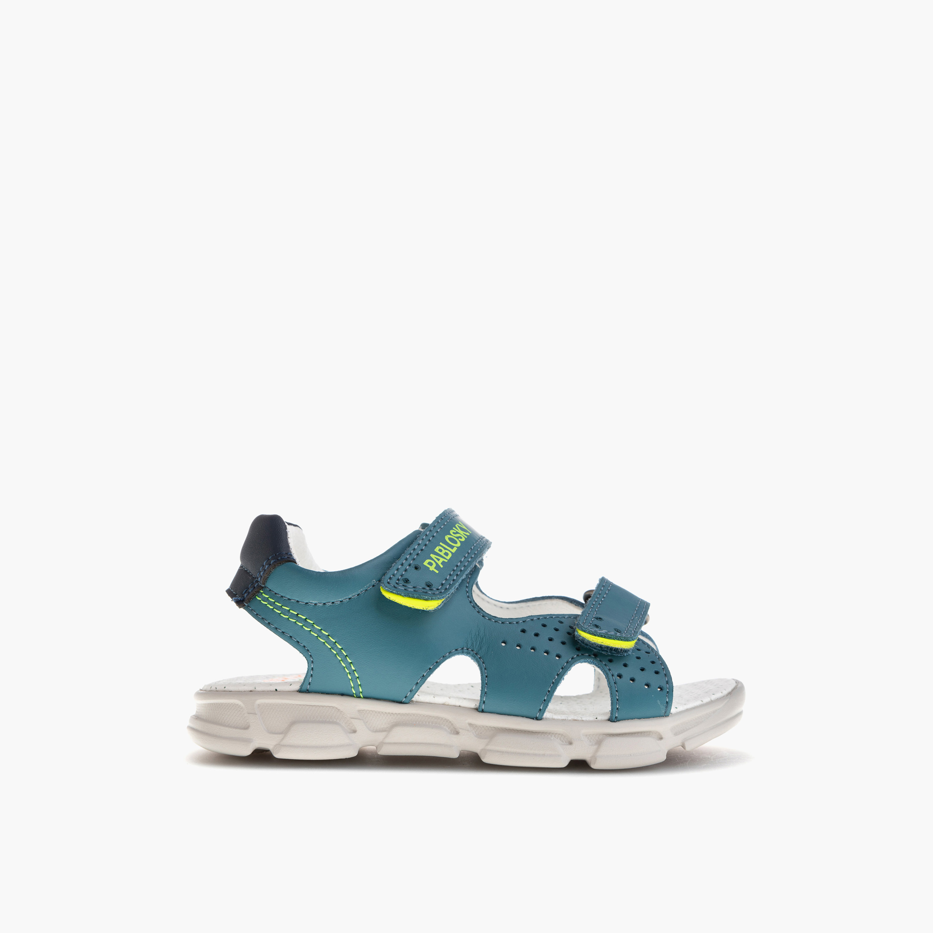 Pablosky Boys' Strap Sandals with Hook and Loop Closure-boys-shoes-sandals-image-2