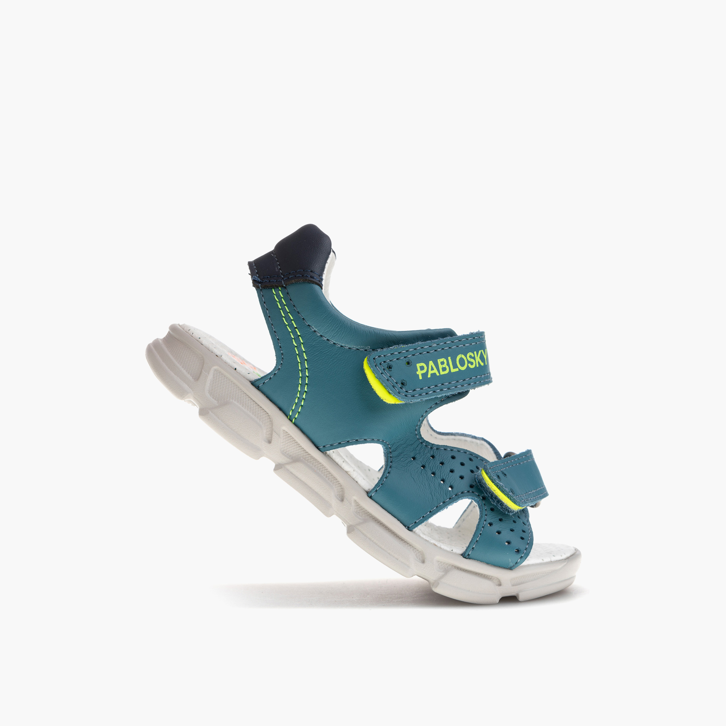 Pablosky Boys' Strap Sandals with Hook and Loop Closure-boys-shoes-sandals-image-5