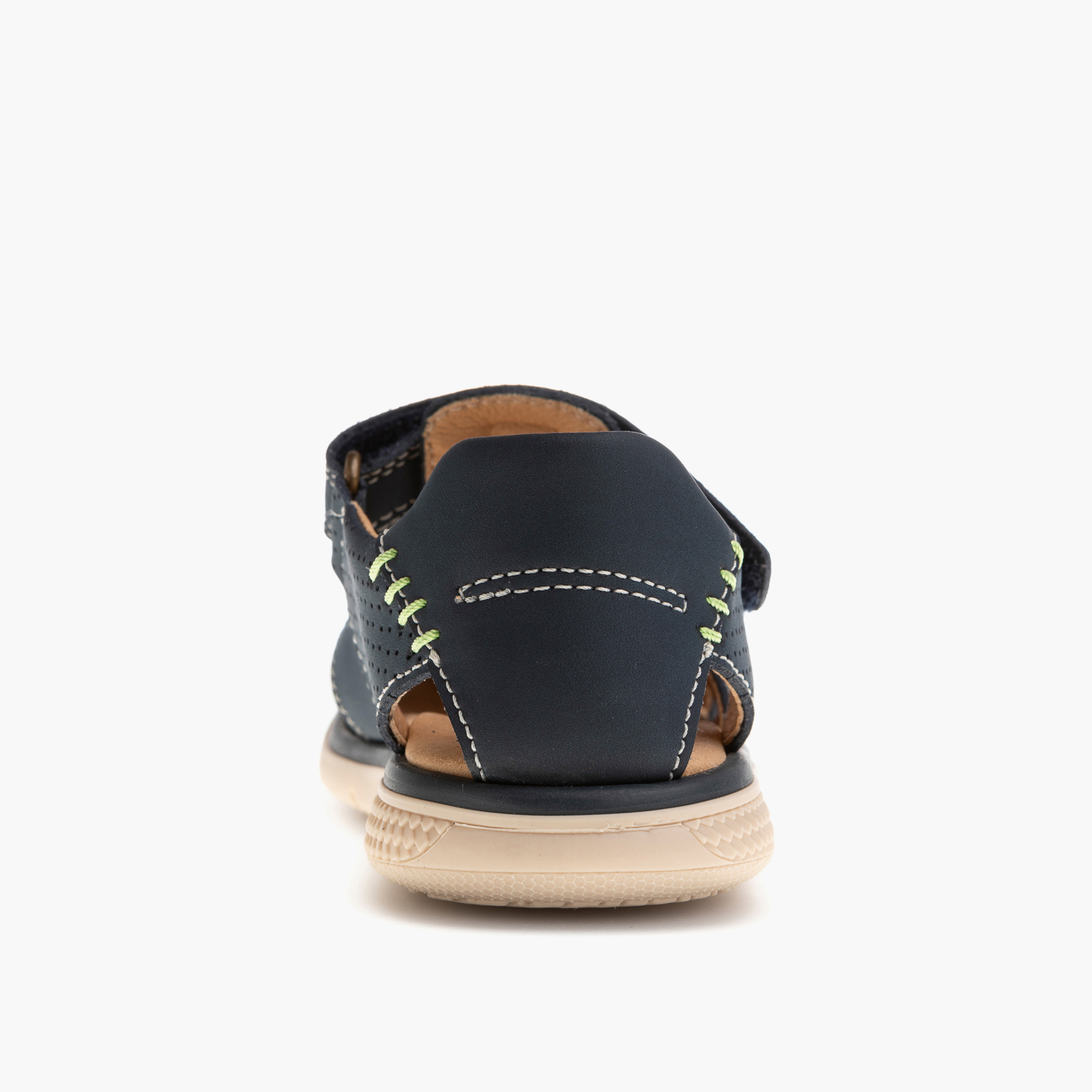 Pablosky Boys' Panelled Sandals with Hook and Loop Closure-boys-shoes-sandals-image-2