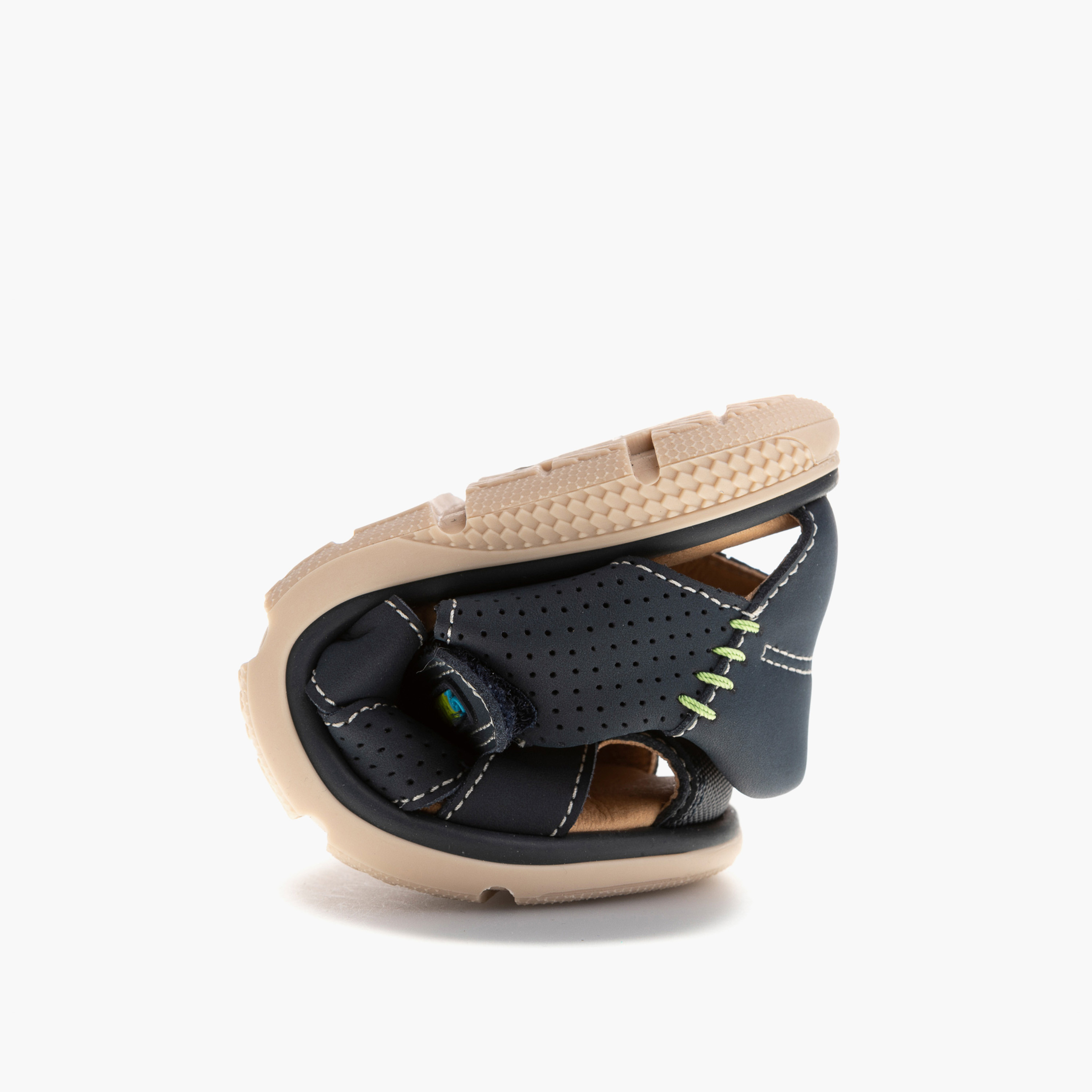 Pablosky Boys' Panelled Sandals with Hook and Loop Closure-boys-shoes-sandals-image-5