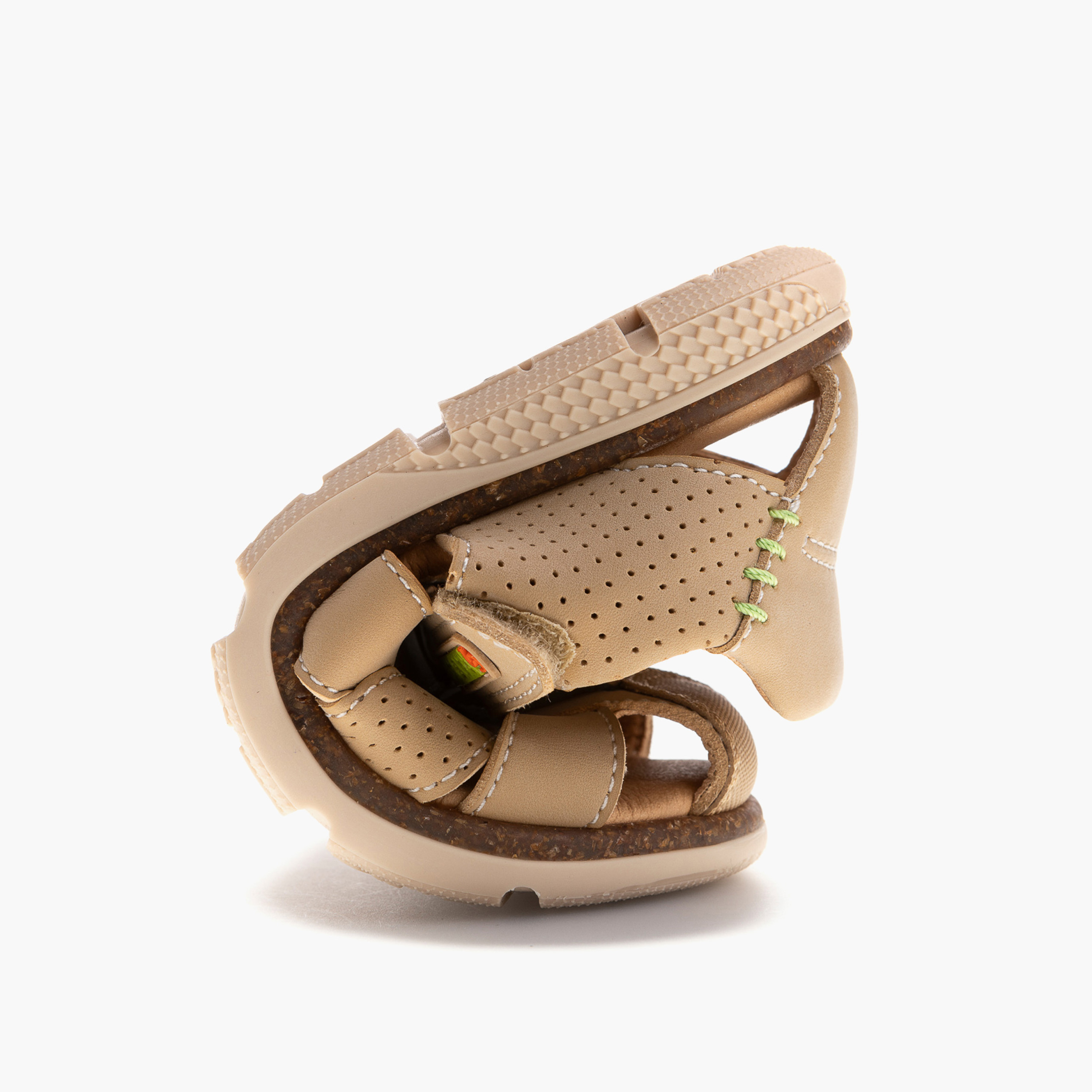 Pablosky Boys' Panelled Fisherman Sandals with Hook and Loop Closure-boys-shoes-sandals-image-6