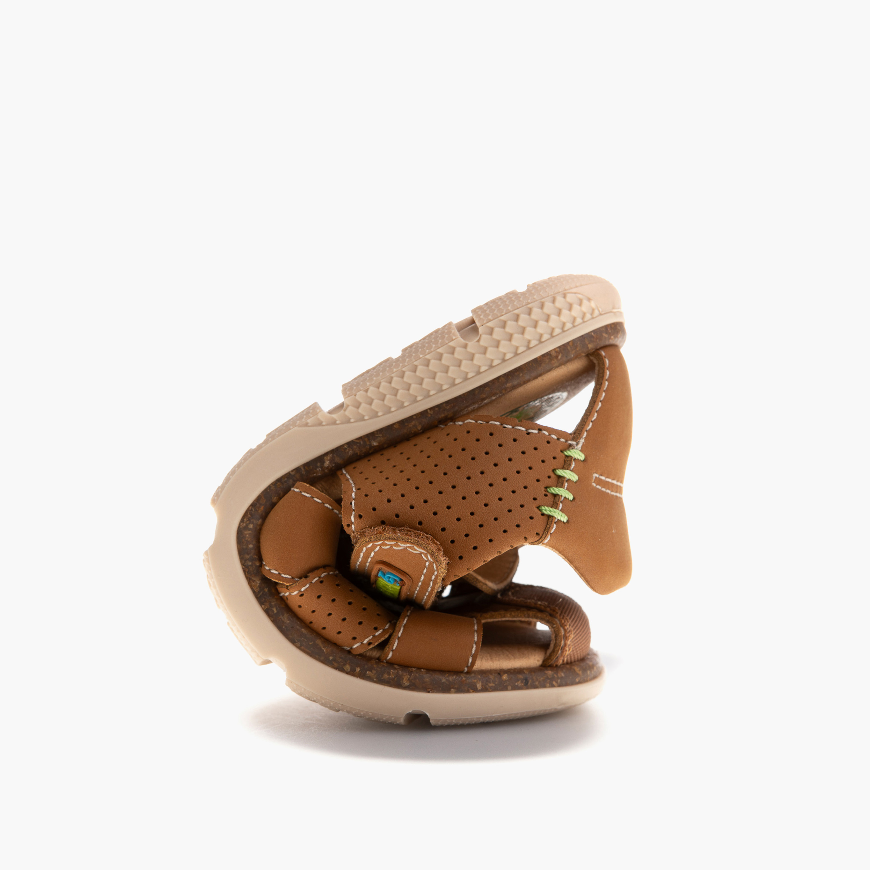 Pablosky Boys' Panelled Fisherman Sandals with Hook and Loop Closure-boys-shoes-sandals-image-6