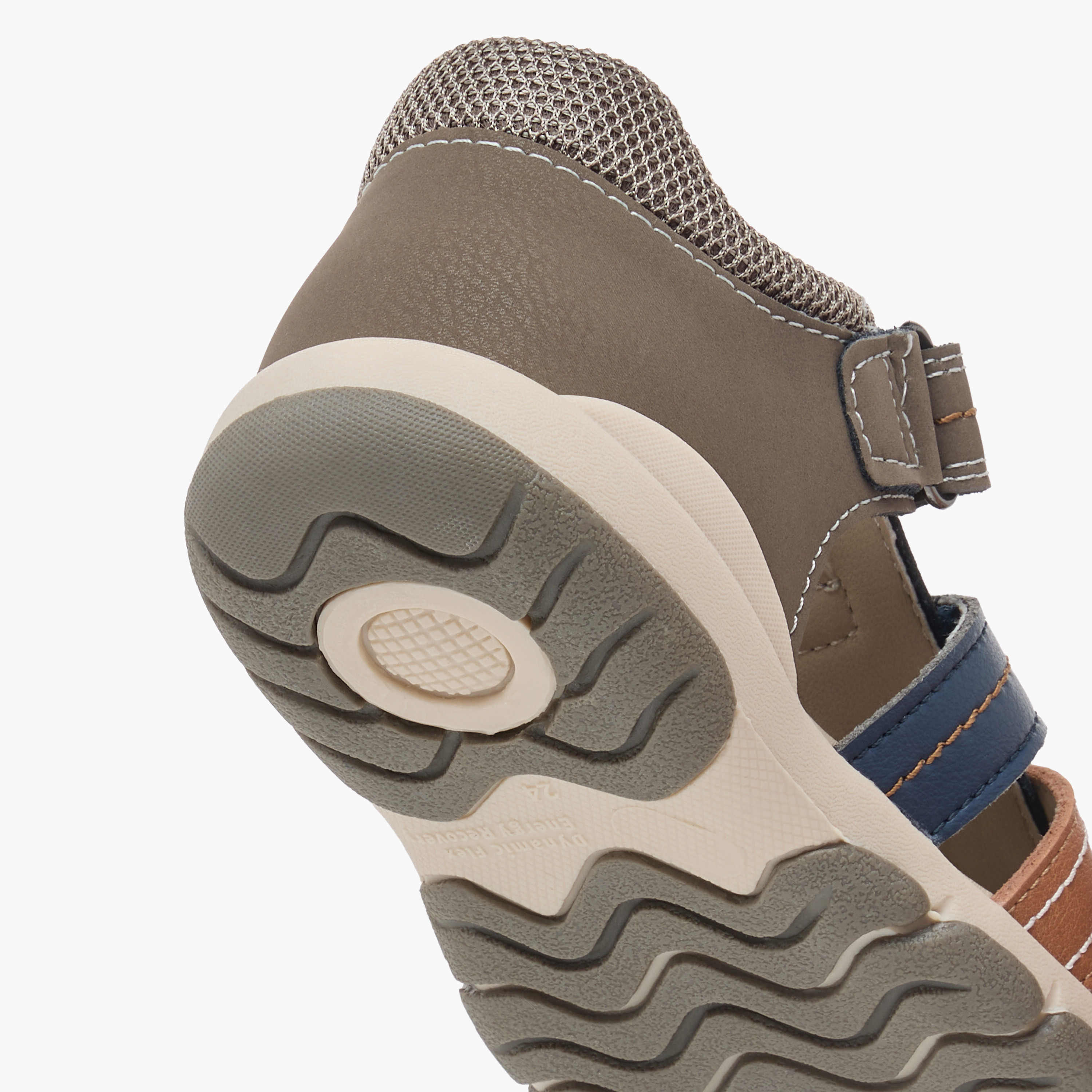 Barefeet Colourblock Strap Sandals with Hook and Loop Closure-boys-shoes-sandals-image-10