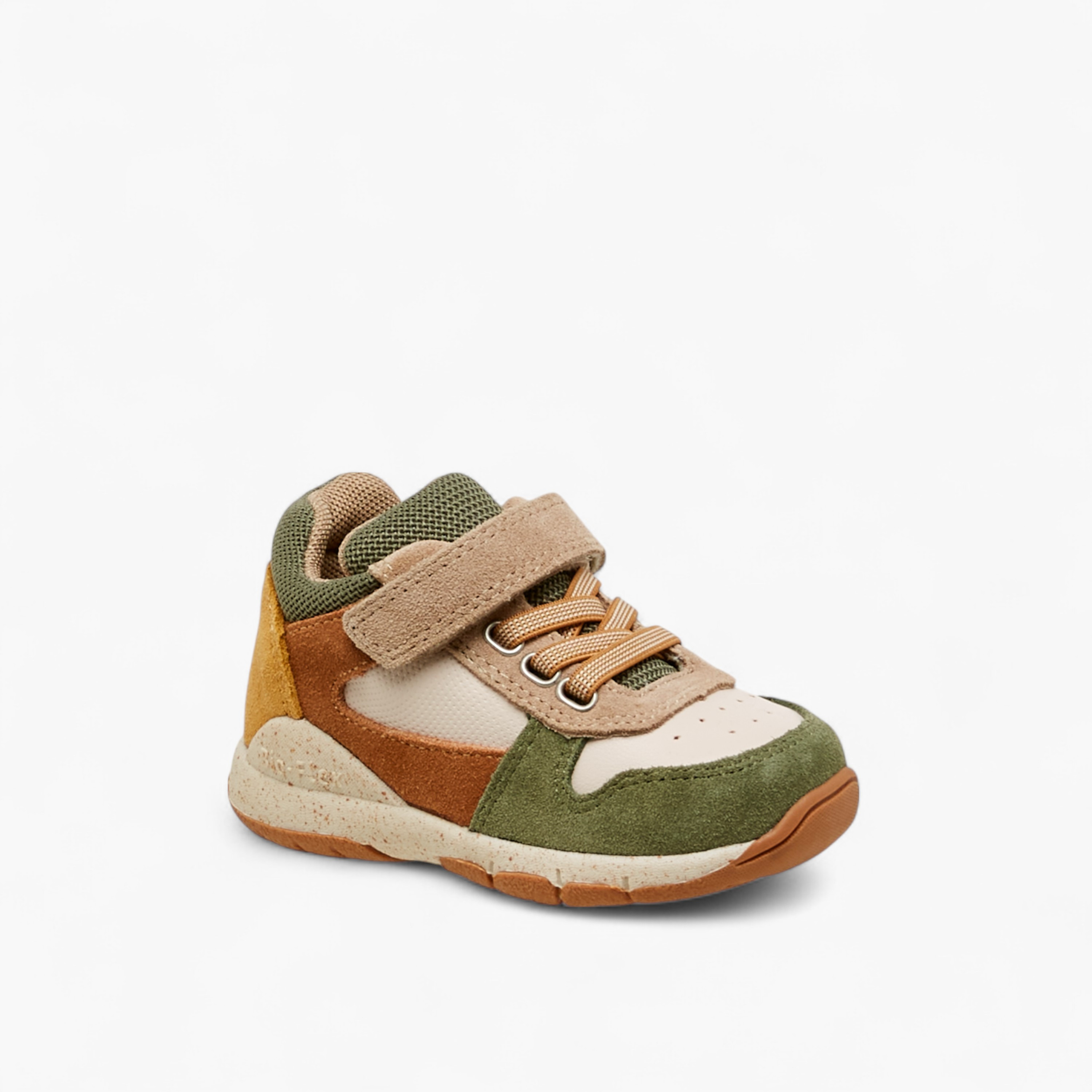 Barefeet Panelled Sneakers with Hook and Loop Closure-baby-boys-shoes-closedshoes-image-2
