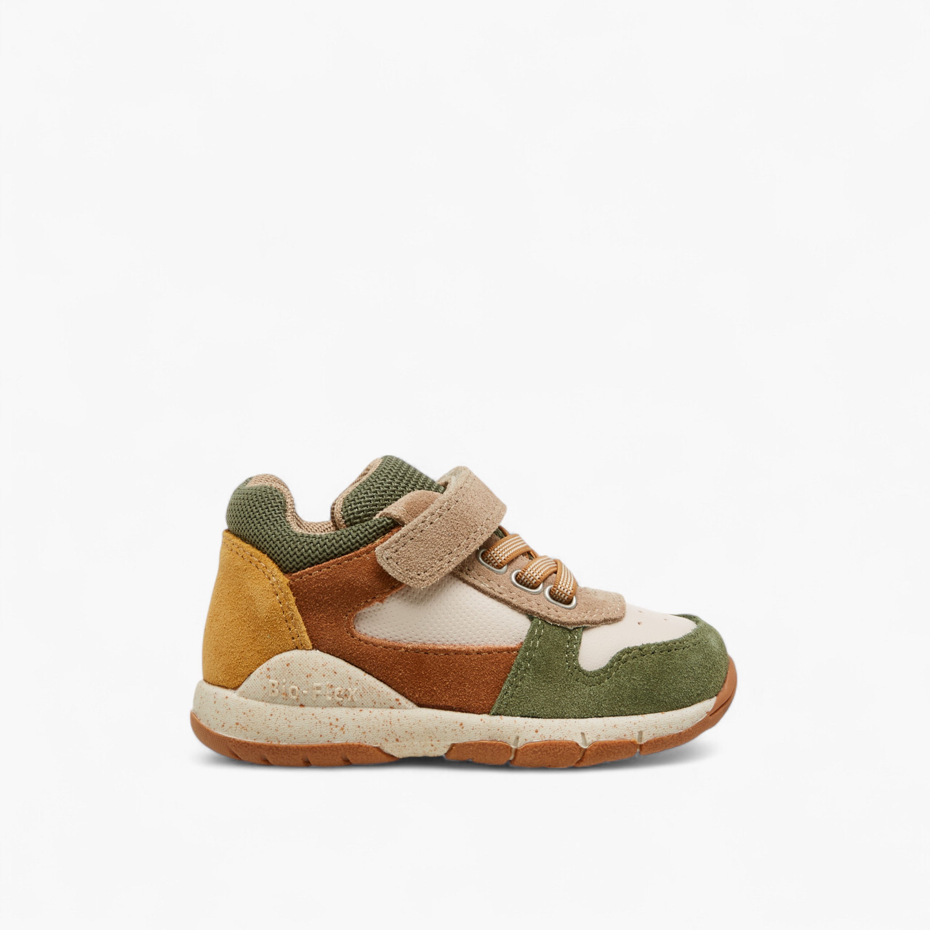 Barefeet Panelled Sneakers with Hook and Loop Closure-baby-boys-shoes-closedshoes-image-3