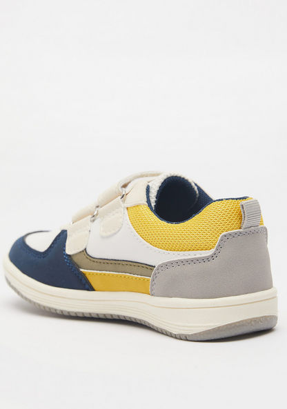 Juniors Low Ankle Sneakers with Hook and Loop Closure