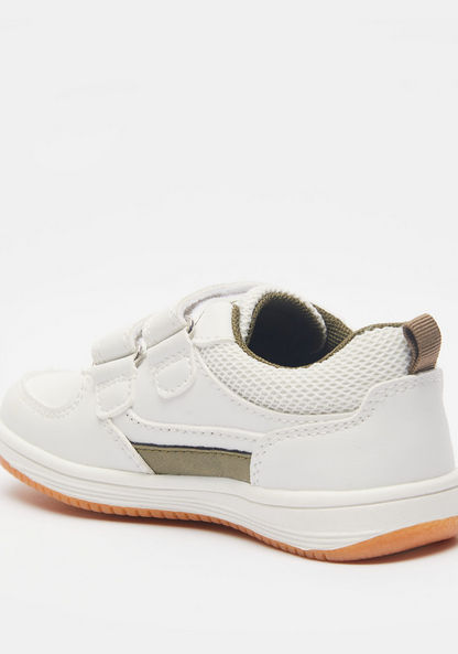 Juniors Low Ankle Sneakers with Hook and Loop Closure