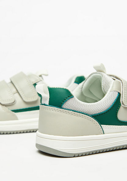 Mister Duchini Colourblock Sneakers with Hook and Loop Closure-Boy%27s Sneakers-image-2